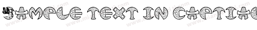 sample text in captial字体转换